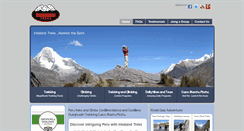 Desktop Screenshot of inkalandtreks.com